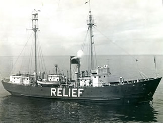 Nantucket / LV-112, in service as USCG First District Relief lightship