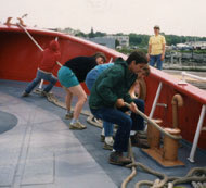 Volunteers securing LV-112